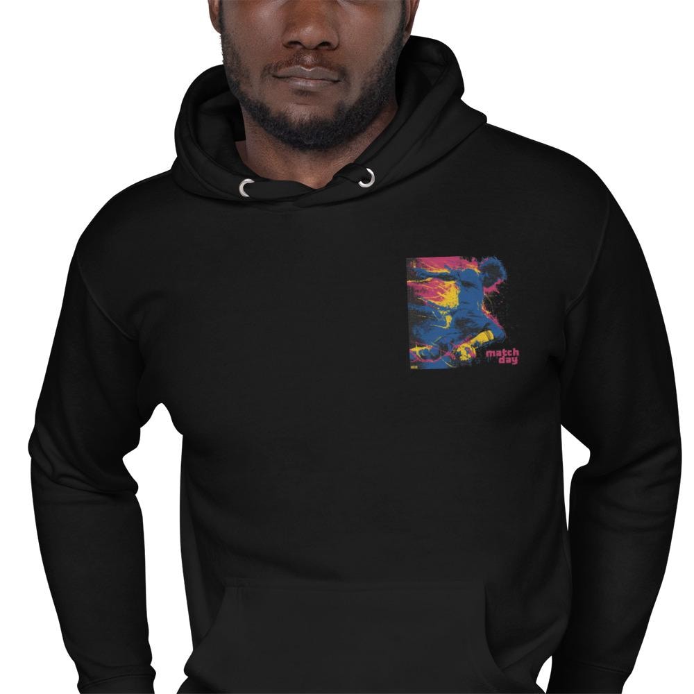 Streetwear Hoodie: Abstract Graphic Print, Pouch Pocket, 3-Panel Hood
