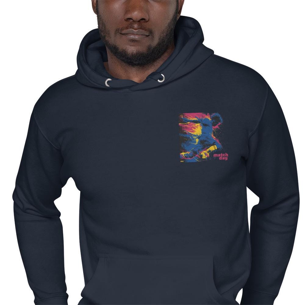 Streetwear Hoodie: Abstract Graphic Print, Pouch Pocket, 3-Panel Hood