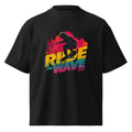 Unisex organic oversized high neck t-shirt