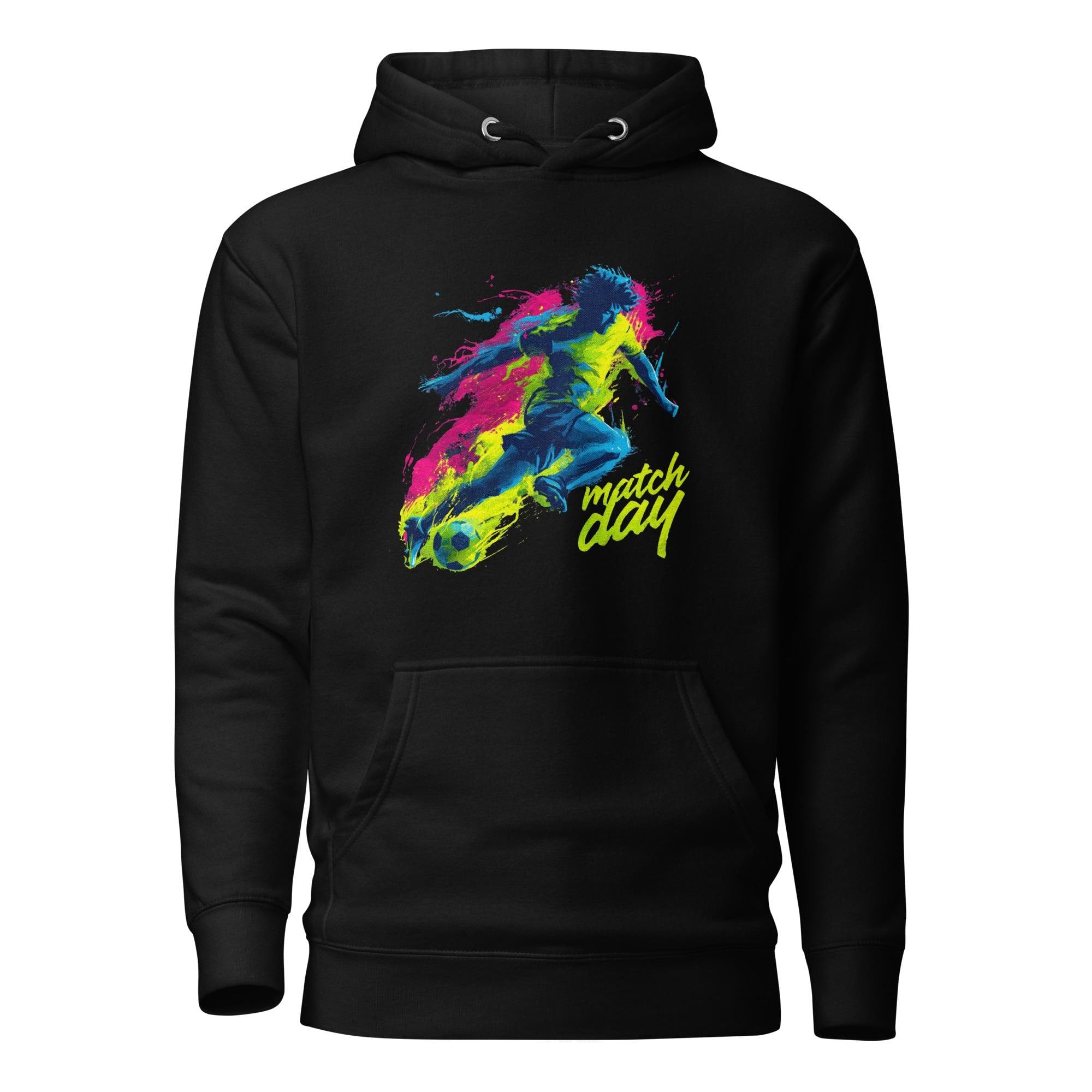 Unisex Soccer Graphic Hoodie: "Match Day" Streetwear Apparel
