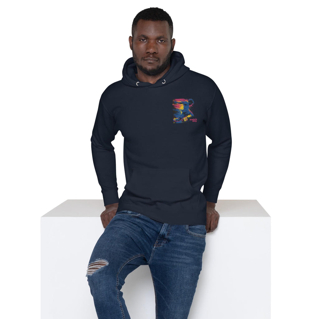 Streetwear Hoodie: Abstract Graphic Print, Pouch Pocket, 3-Panel Hood