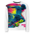 All-Over Print Soccer Sweatshirt: Dynamic Action Design, Unisex Fit
