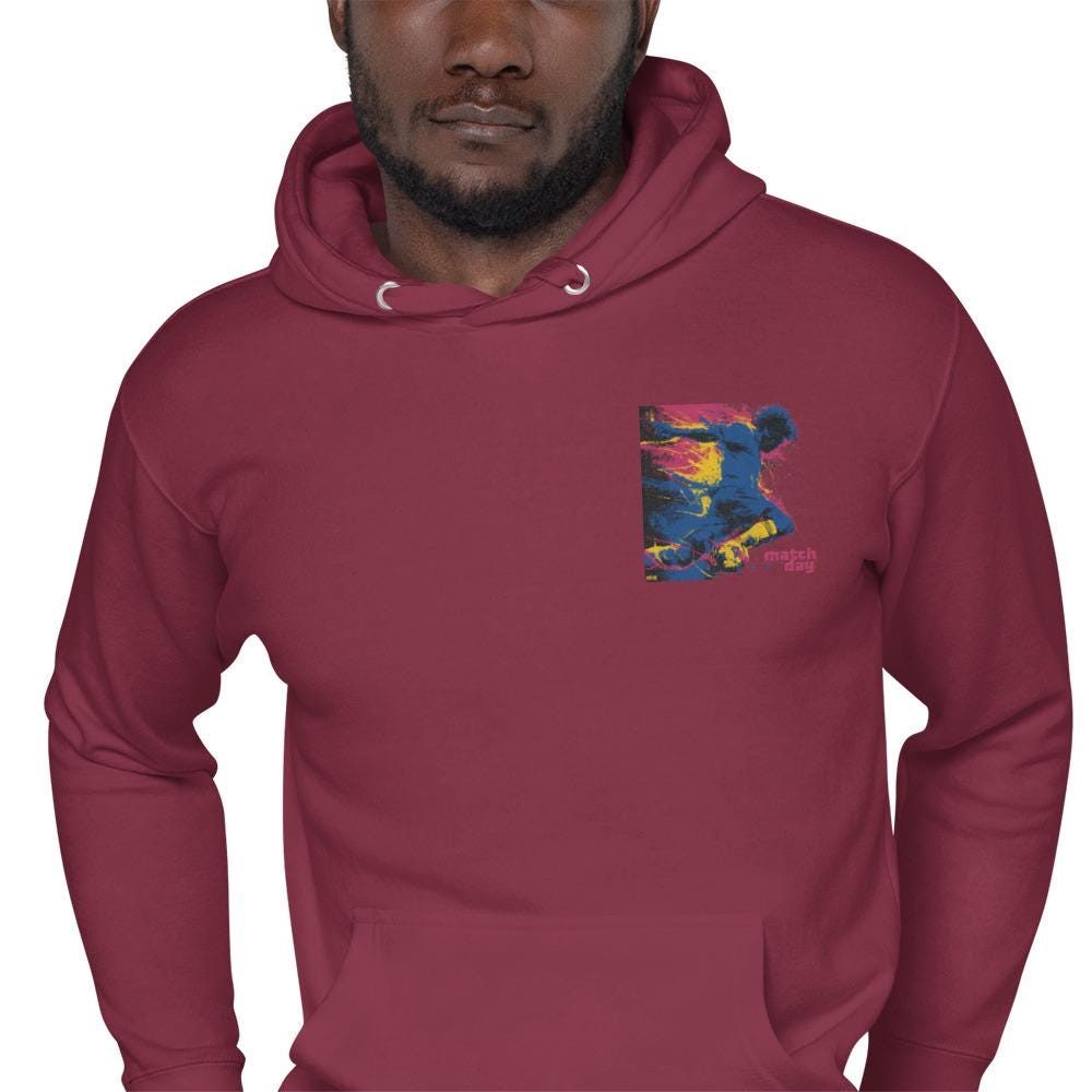 Streetwear Hoodie: Abstract Graphic Print, Pouch Pocket, 3-Panel Hood
