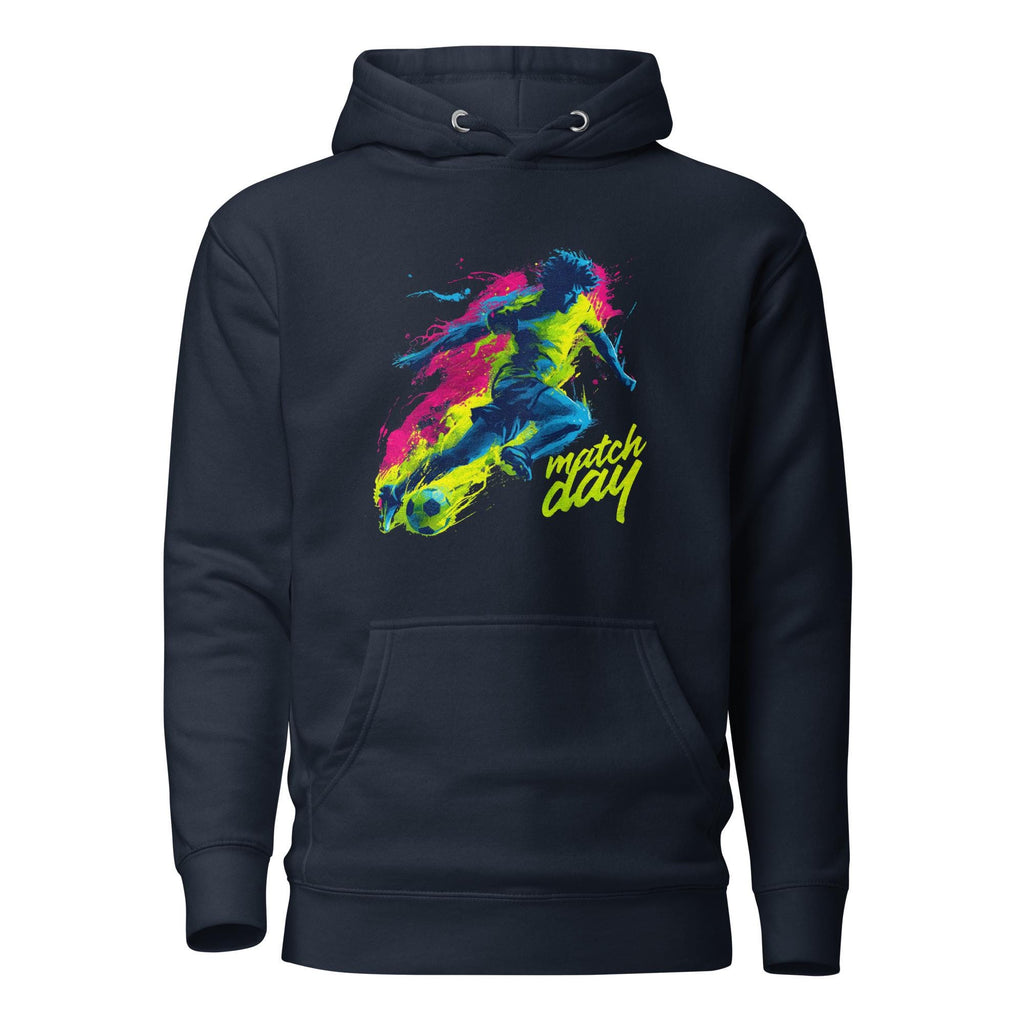 Unisex Soccer Graphic Hoodie: "Match Day" Streetwear Apparel